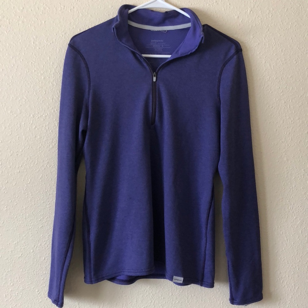 Patagonia Mid-Weight Plum Color Half-Zip